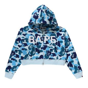 Buy BAPE ABC Camo Full Zip Hoodie 'Blue' - 1K80 215 007 BLUE | GOAT CA