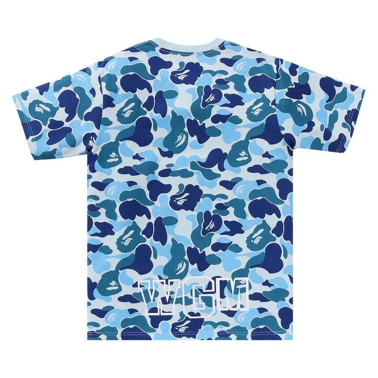 Bape Abc Camo Shark T-Shirt Blue