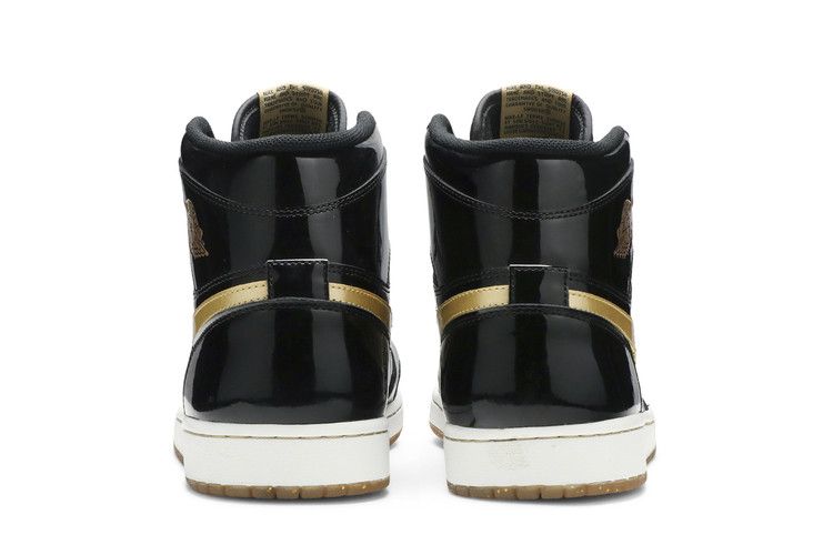 Air Jordan 1 RETRO High OG Black Gold Pl