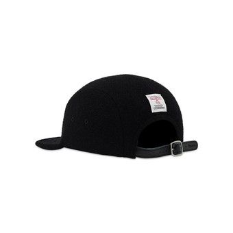 Buy Supreme Harris Tweed Camp Cap 'Black' - SS25H39 BLACK | GOAT