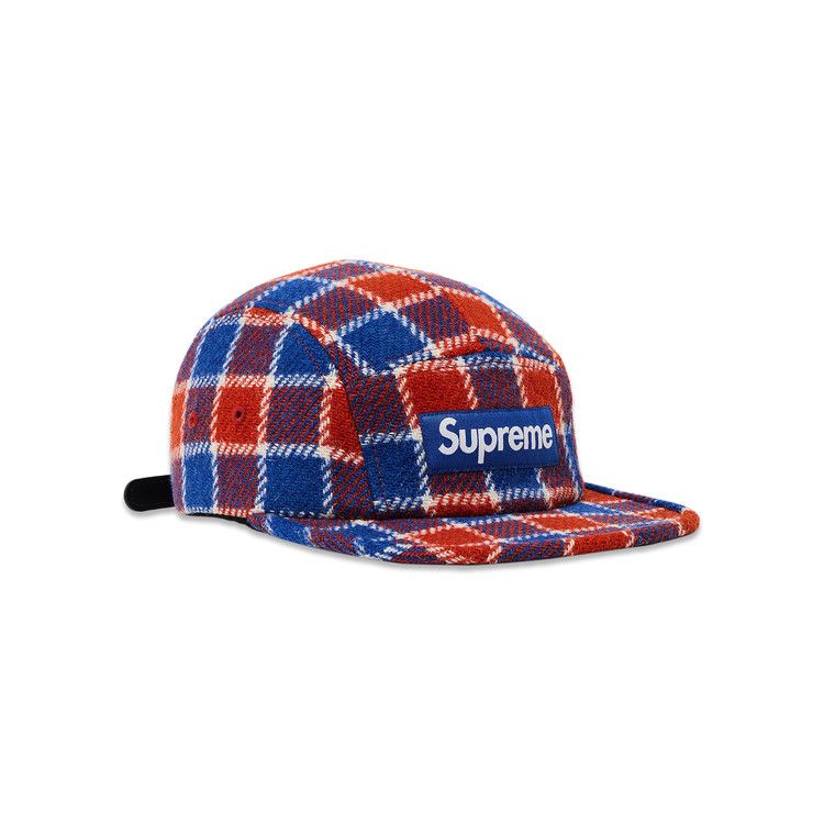 Buy Supreme Harris Tweed Camp Cap 'Red Plaid' - SS25H39 RED PLAID