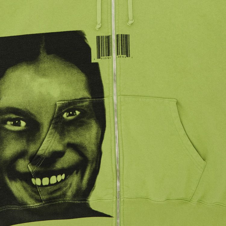 Buy Supreme x Aphex Twin Zip Up Hooded Sweatshirt 'Lime