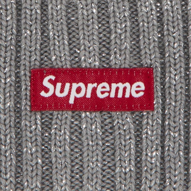 【Supreme】Overdyed Beanie llic Silver Buy Supreme Overdyed Beanie 'Metallic Silver' - SS25BN3