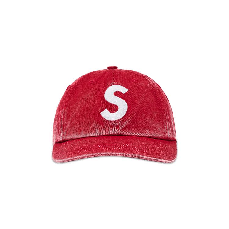 Buy Supreme Pigment Coated S Logo 6 Panel 'Red' - SS25H24