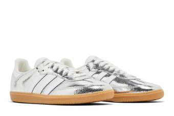 Buy adidas Wmns Samba OG 'Cracked Metallic Pack - Silver' - JR0035