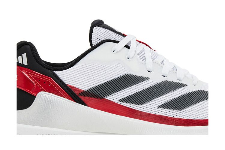 adidas Crazyquick Padel Cloud White Core Black Lucid Red — foto 3