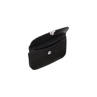 Buy Lemaire Soft Tab Card Holder Coin Purse 'Black' - SL0065