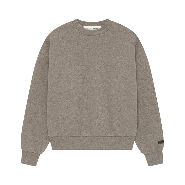 Fear Of God Essentials Classic Fit Fleece Crewneck Homestead Heather