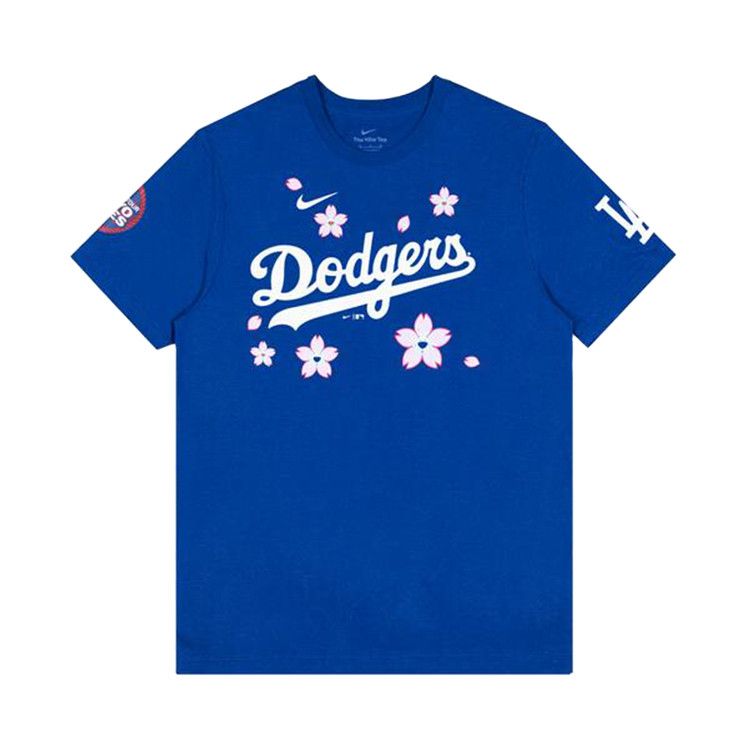 Nike X Takashi Murakami X Mlb World Tour Tokyo Series 2025 Freeman Dodgers Shorts-Sleeve T-Shirt Blue