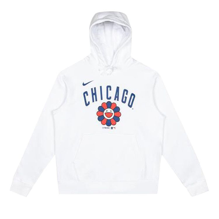 Nike X Takashi Murakami X Mlb World Tour Tokyo Series 2025 Cubs Hoodie White