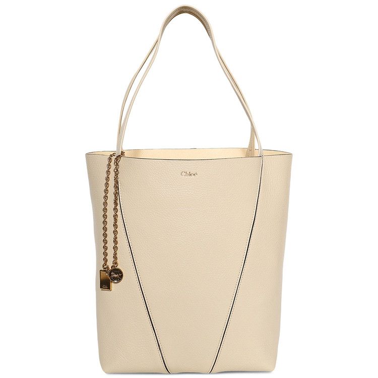 Chloé Spin Tote Bag Sweet Beige