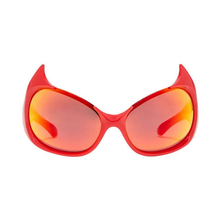 Balenciaga Gotham Cat Sunglasses Red