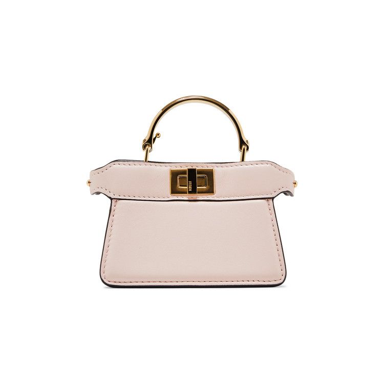 Fendi Peekaboo Leather Handbag 'pink'