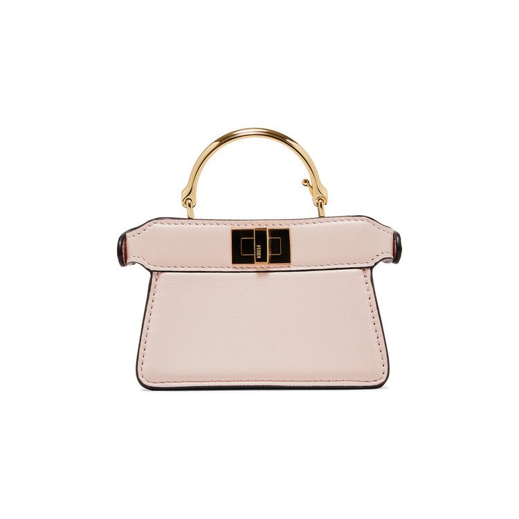 Fendi Peekaboo Leather Handbag 'pink'