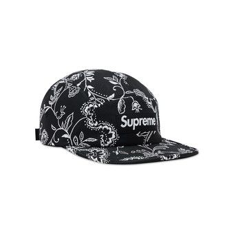 Buy Supreme Floral Jacquard Camp Cap 'Black' - SS25H36 BLACK