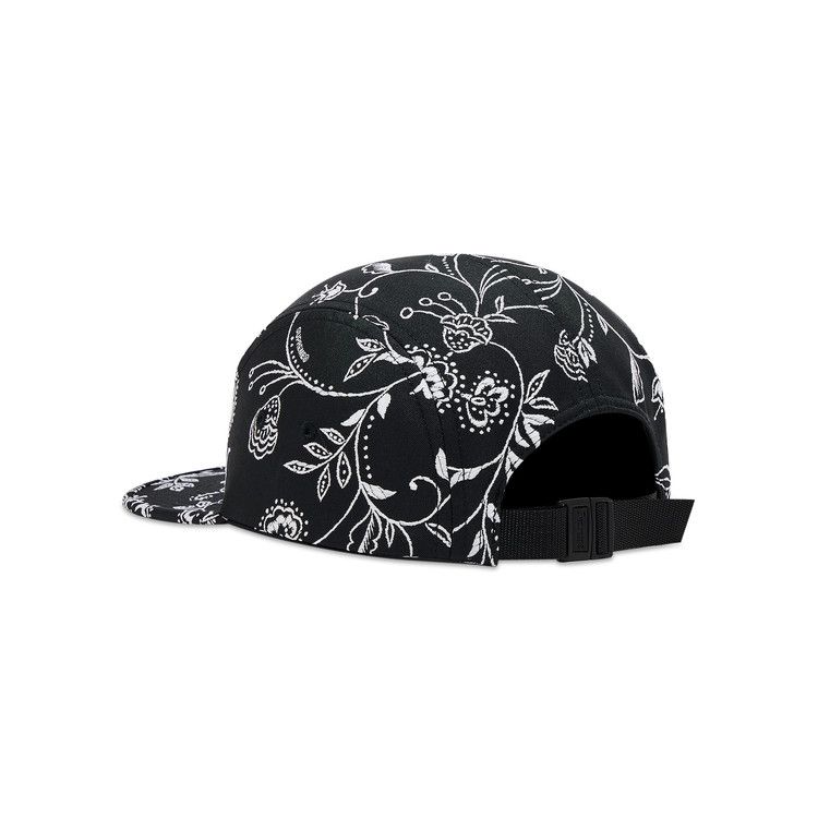 Buy Supreme Floral Jacquard Camp Cap 'Black' - SS25H36 BLACK