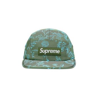 Buy Supreme Floral Jacquard Camp Cap 'Green' - SS25H36 GREEN | GOAT