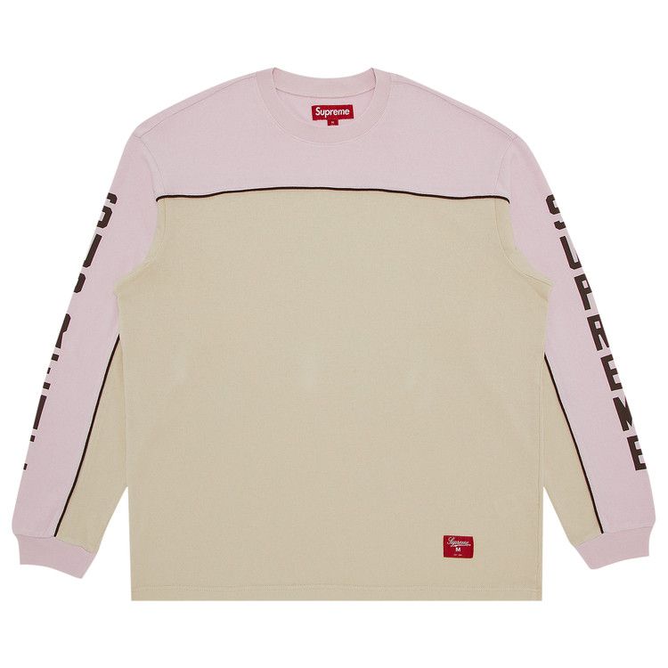 Buy Supreme Paneled Piping Long-Sleeve Top 'Tan' - SS25KN67