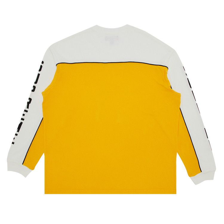 Buy Supreme Paneled Piping Long-Sleeve Top 'Yellow' - SS25KN67
