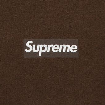 Buy Supreme Washed Box Logo Crewneck 'Brown' - SS25SW2 BROWN