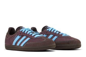 adidas gazelle silver green womens adidas Samba OG Maroon Gold Metallic Women's – Lilac Blonde main image 1