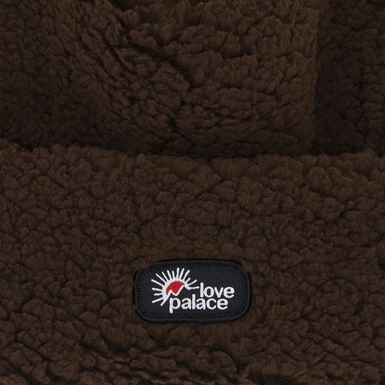 ★24AW★Palace LOVE PALACE FUZZY EARS BEANIE Palace Love Fuzzy Ears Beanie Brown Men's - FW24 - US