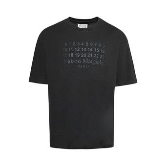 Buy Maison Margiela Numerical Logo T-shirt 'Washed Black Buy Maison Margiela Numerical Logo T-shirt 'Washed Black