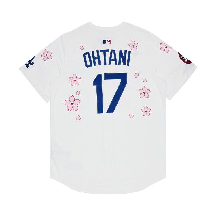 Nike X Takashi Murakami X Mlb World Tour Tokyo Series 2025 Dodgers Ohtani Jersey 'white'
