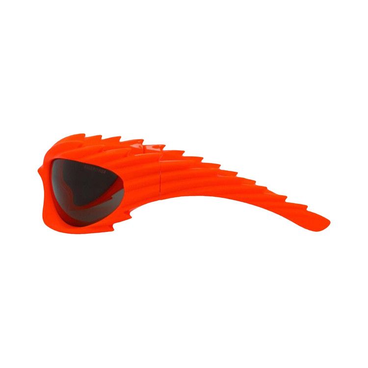Balenciaga Wrap Around Sunglasses Orange/Grey