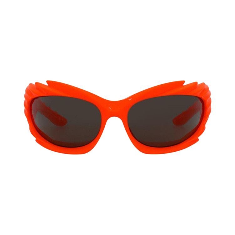 Balenciaga Wrap Around Sunglasses Orange/Grey