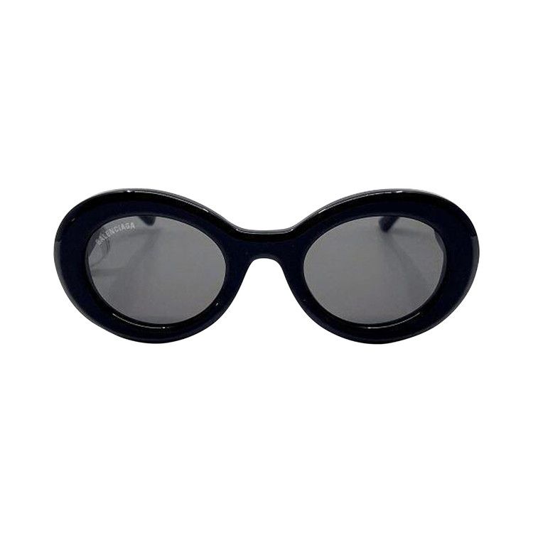 Balenciaga Oval Sunglasses Black/Grey