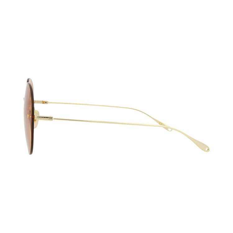 Gucci Round Sunglasses Gold/Orange