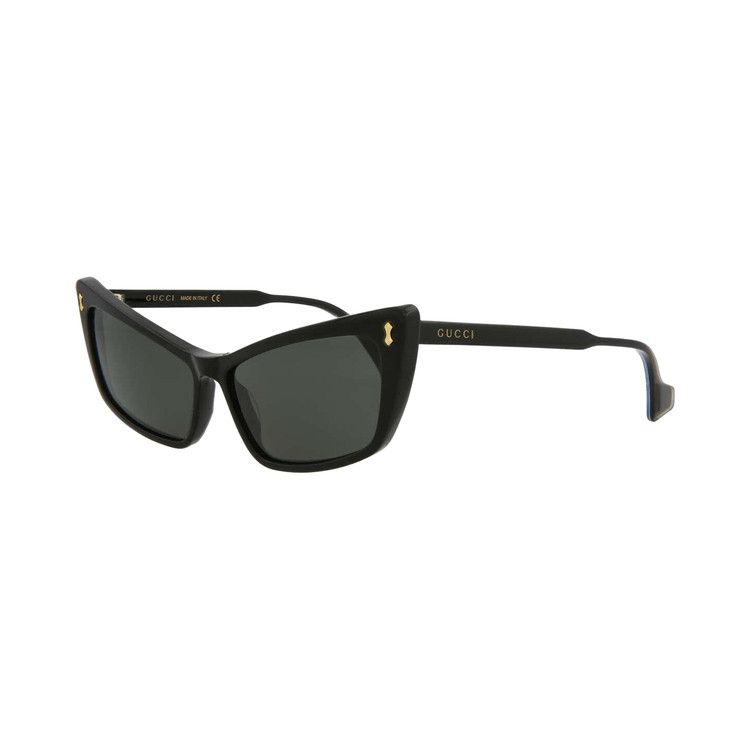 Gucci Slim Cat Eye Sunglasses Black/Grey