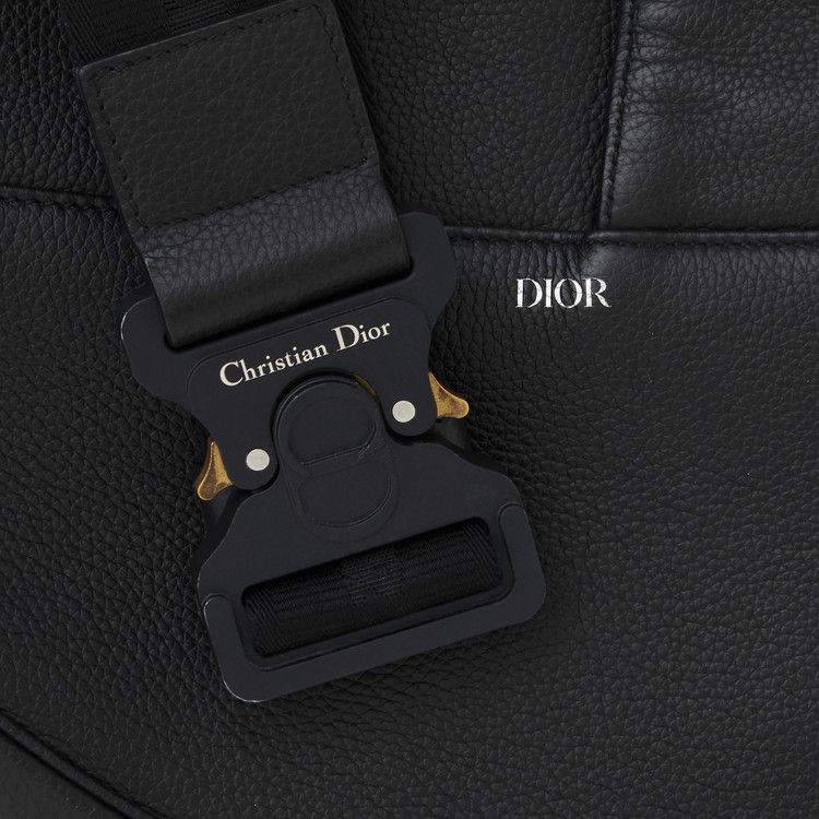 Dior Leather Saddle Bag 'black'