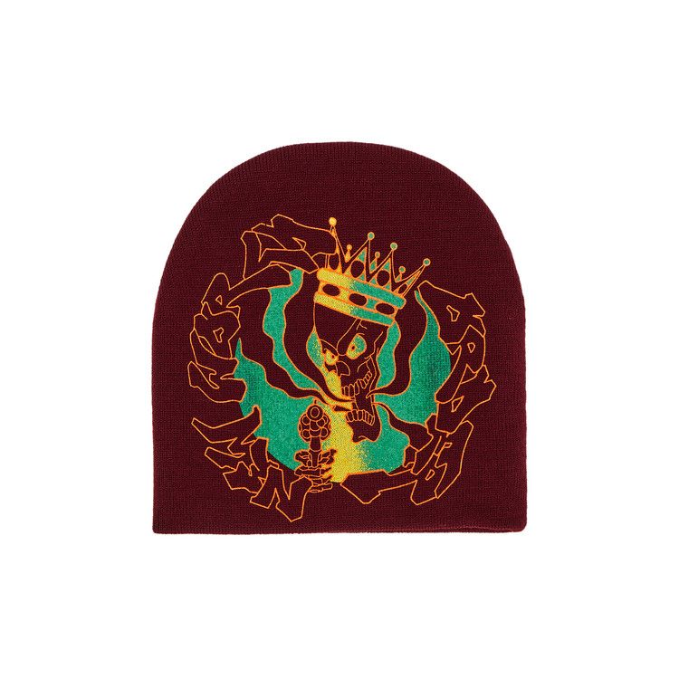 Buy Supreme New World Order Beanie 'Cardinal' - SS25BN10