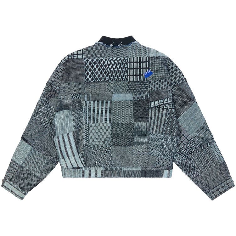 Buy Ader Error Semi-Oversized Fit Trucker Jacket 'Blue