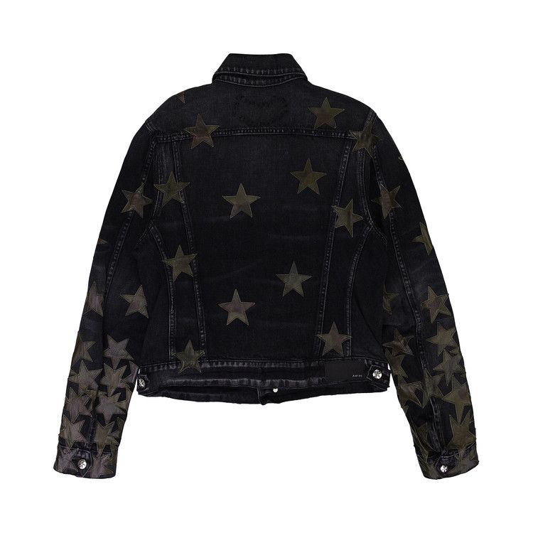 Amiri Chemist Trucker Denim Jackets 'aged Black'