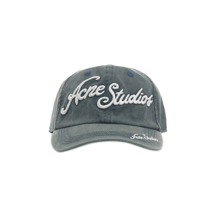 【関税込み】Acne Studios ブルー ロゴ キャップ Buy Acne Studios Logo Baseball Cap 'Faded Blue' - C40398