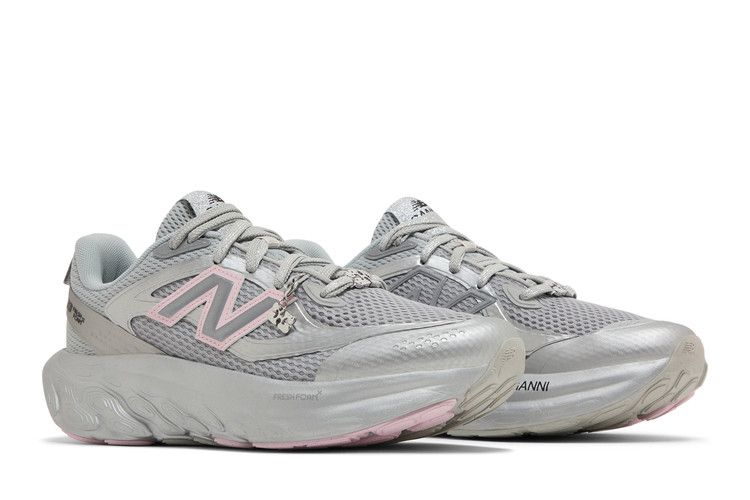 Ganni X New Balance Fresh Foam Trainer Silver Metallic