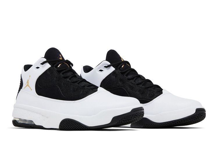 Jordan Max Aura 2 White Black Gold