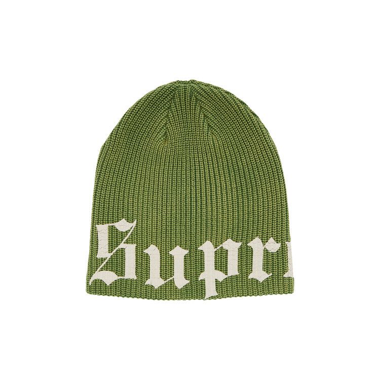 Supreme Old English Printed Beanie (SS25) - $40