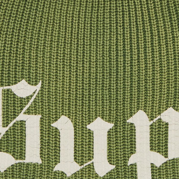 Buy Supreme Old English Printed Beanie 'Green' - SS25BN13