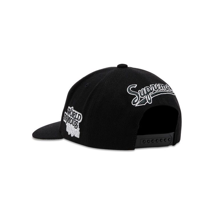 Buy Supreme World Famous S Logo 6-Panel 'Black' - SS25H23