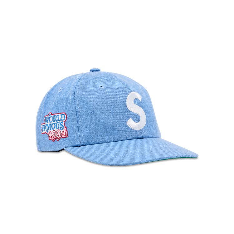 Buy Supreme World Famous S Logo 6-Panel 'Light Blue
