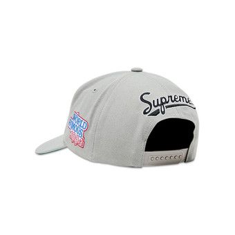 Buy Supreme World Famous S Logo 6-Panel 'Grey' - SS25H23
