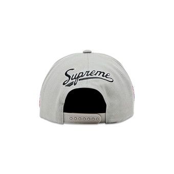 Buy Supreme World Famous S Logo 6-Panel 'Grey' - SS25H23