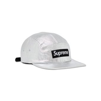 Buy Supreme Washed Chino Twill Camp Cap 'Silver' - SS25H40