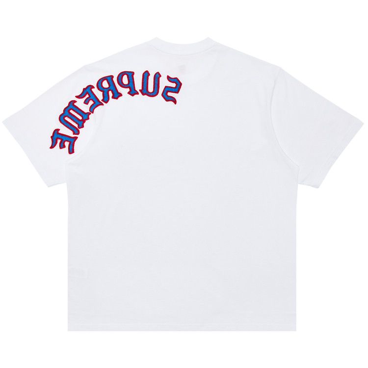 Buy Supreme Brushed Arc Short-Sleeve Top 'White' - SS25KN25