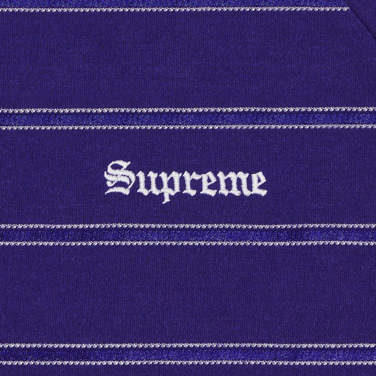 【SUPREME XUMBRO】STRIPE SOCCER JERSEY PURPLE 25SS SUPREME X UMBRO - STRIPE SOCCER JERSEY SS25 (PURPLE)✨SOLD