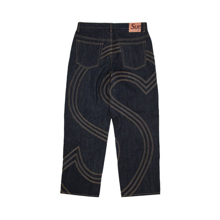 パンツ Supreme S Logo Rigid Baggy Jeans Indigo Buy Supreme S Logo Rigid Baggy Jean 'Rigid Indigo' - SS25P44